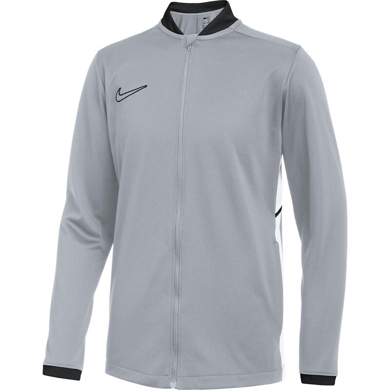 NIKE Športová mikina so zipsom Academy 25 sivá / čierna / biela 67751633