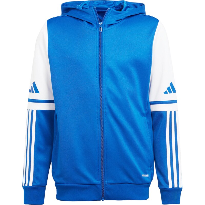 ADIDAS PERFORMANCE Športová mikina so zipsom modrá / biela 67751614
