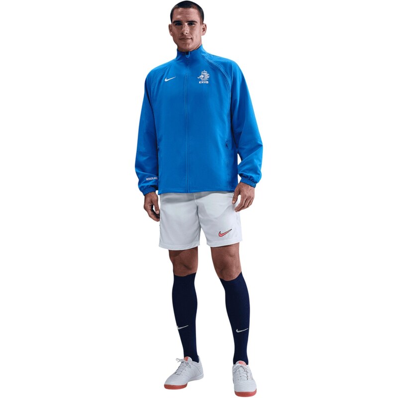 NIKE Tréningová bunda kráľovská modrá / biela 67751719