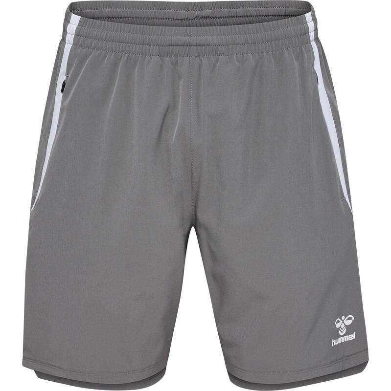 Hummel Športové nohavice Lead 2.0 sivá / biela 67751762