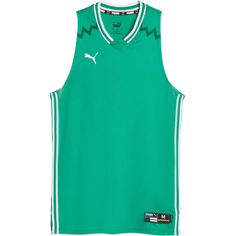 PUMA Dres Hoops Team Game limetová / šedobiela 67751800