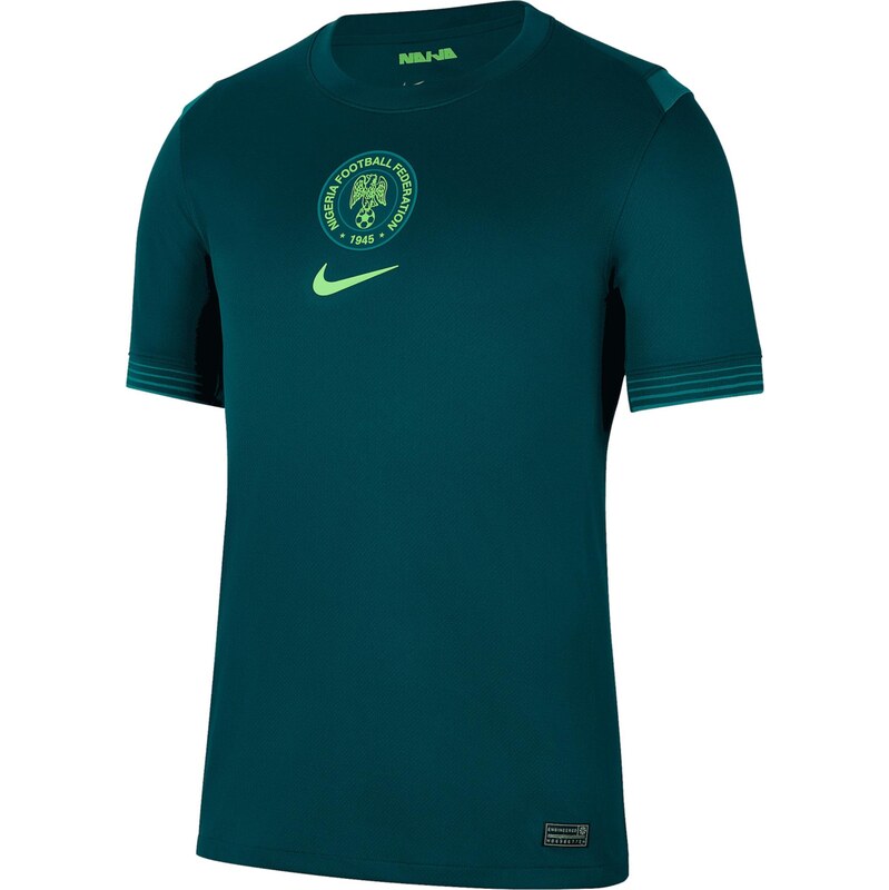 NIKE Dres Nigeria 2025/2026 zelená / kiwi 67730036