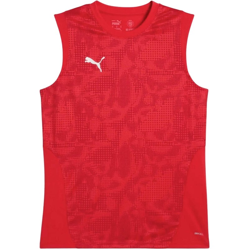 PUMA Dres teamCUP červená / biela 67751892