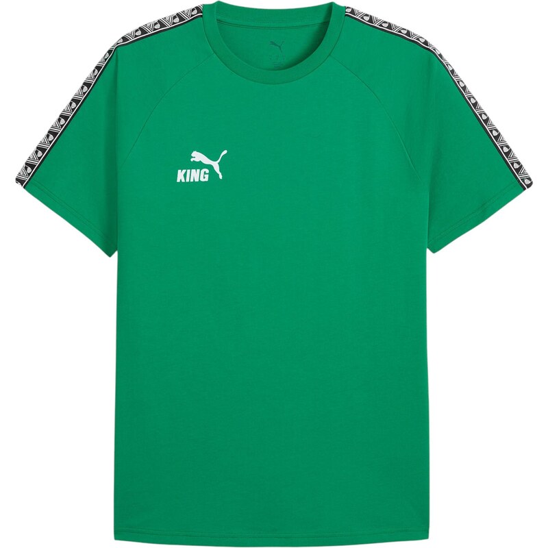 PUMA Funkčné tričko zelená / čierna / biela 67751917