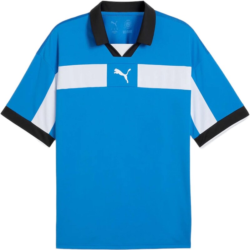 PUMA Funkčné tričko TeamClassic azúrová / čierna / biela 67751916