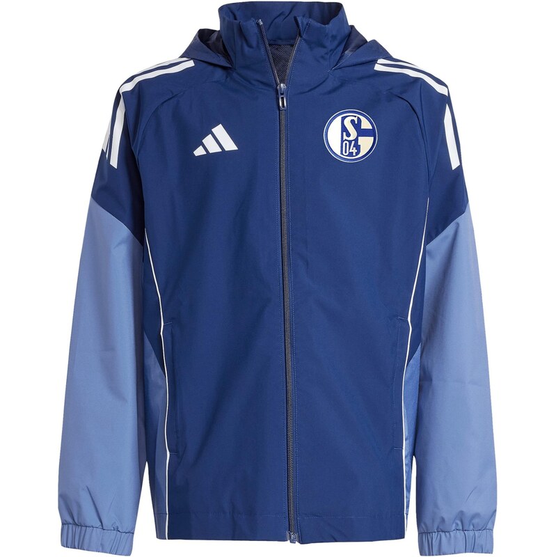 ADIDAS PERFORMANCE Športová bunda FC Schalke 04 modrá / dymovo modrá / 67751930