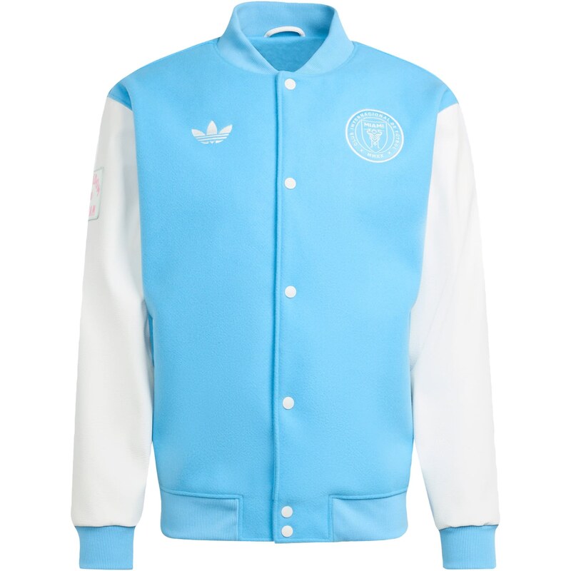 ADIDAS ORIGINALS Tepláková bunda Inter Miami CF nebesky modrá / ružová 67751938
