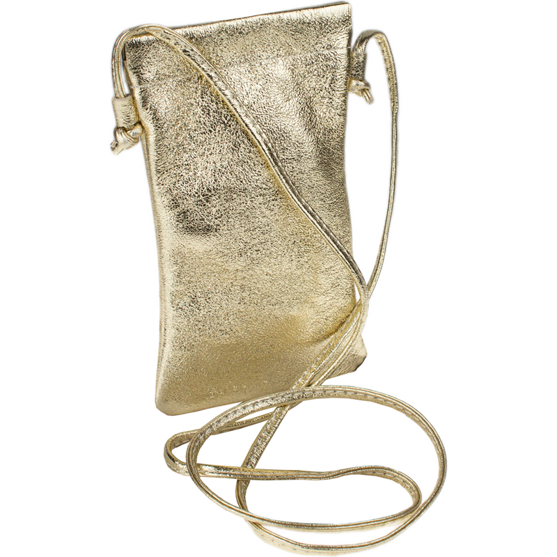 Zlatá kožená talianska crossbody kabelka Mia Oro NovaKabelka.sk 67735142