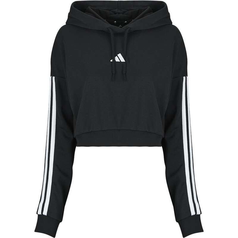 adidas Mikiny s kapucou Essentials 3-Stripes French Terry Crop Hoodie 67735045