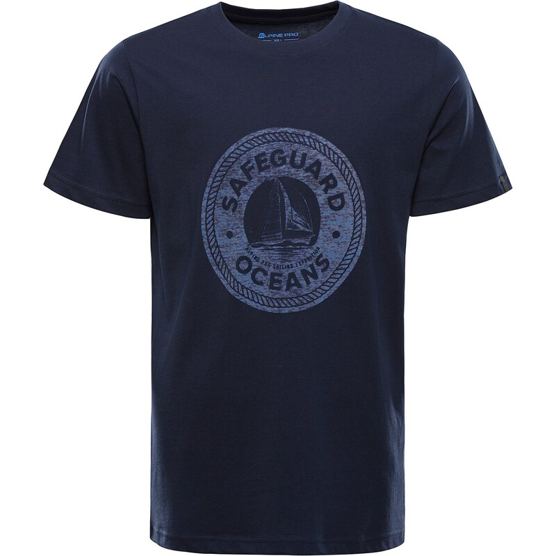 ALPINE PRO - DOMEN PÁNSKE BAVLNENÉ TRIČKO 67745768