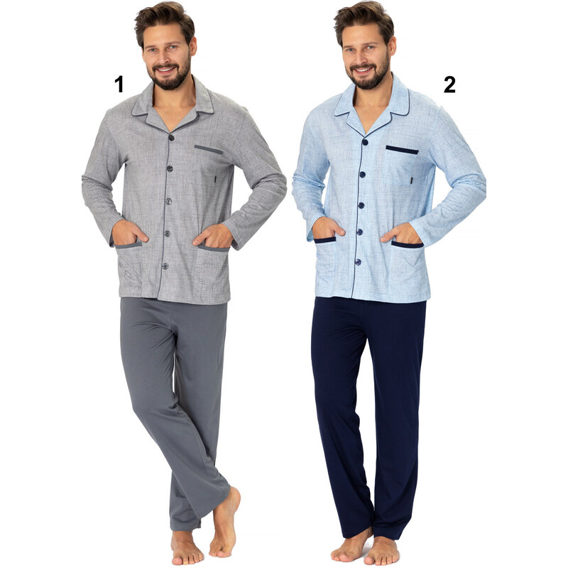 Hotberg(M-Max) Pánske pyžamo Ambrozy196 2-modrá L 49870388