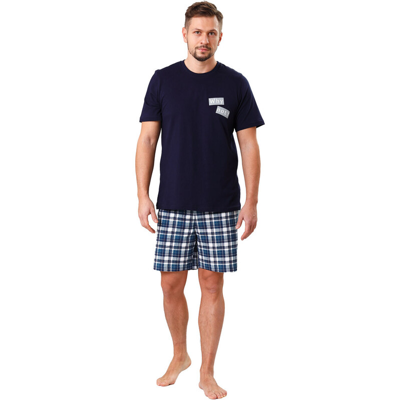 Hotberg(M-Max) Pánske pyžamo Pollen1200 1-tm.modrá M 49872440