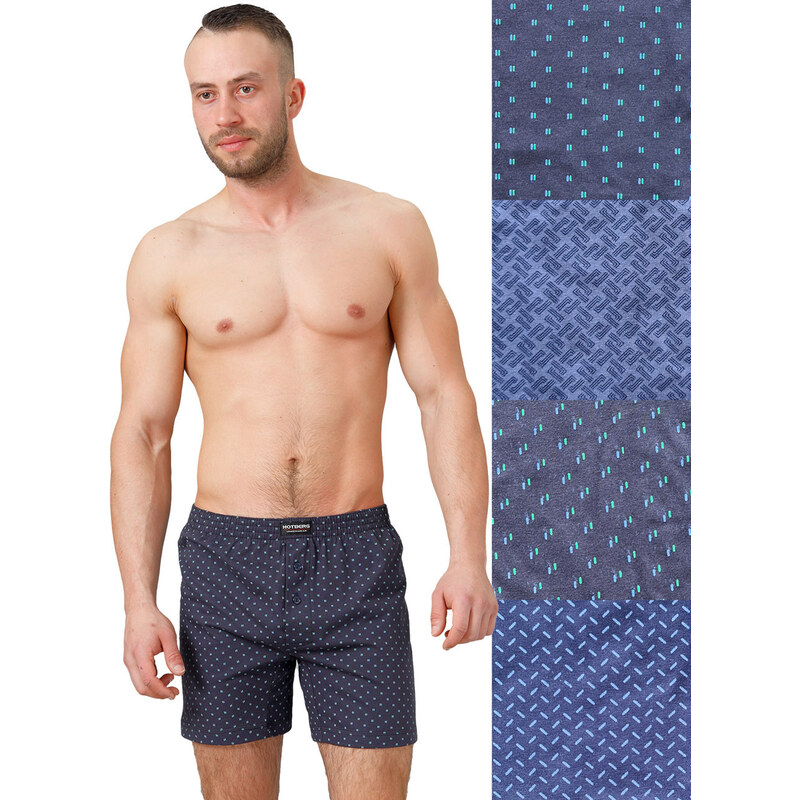Hotberg(M-Max) Pánske trenky Boxer177-3 3-modrá 2XL 49872449