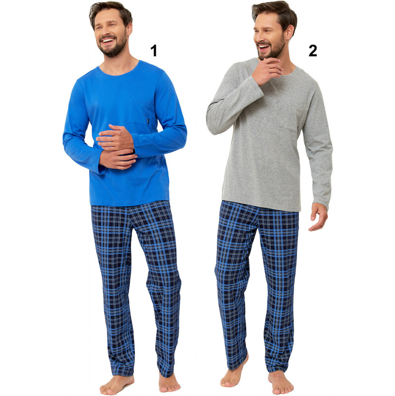 Hotberg(M-Max) Pánske pyžamo Orest1269 1-modrá 2XL 49872922