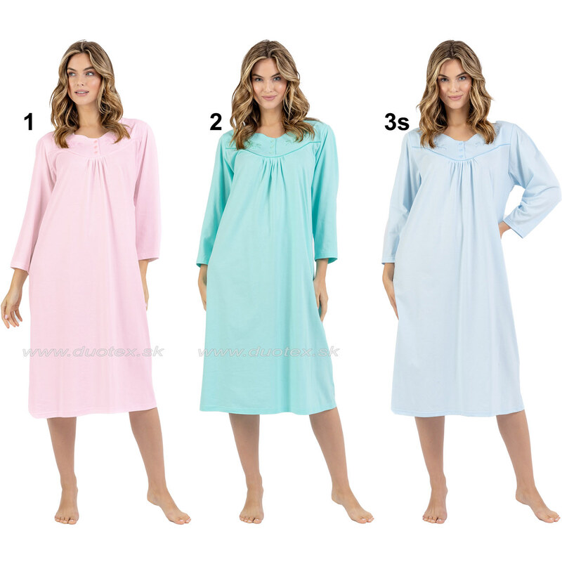 LEVEZA (M-Max) Dámska nočná košeľa Zyta213 1-sv.ružová 2XL 66679442