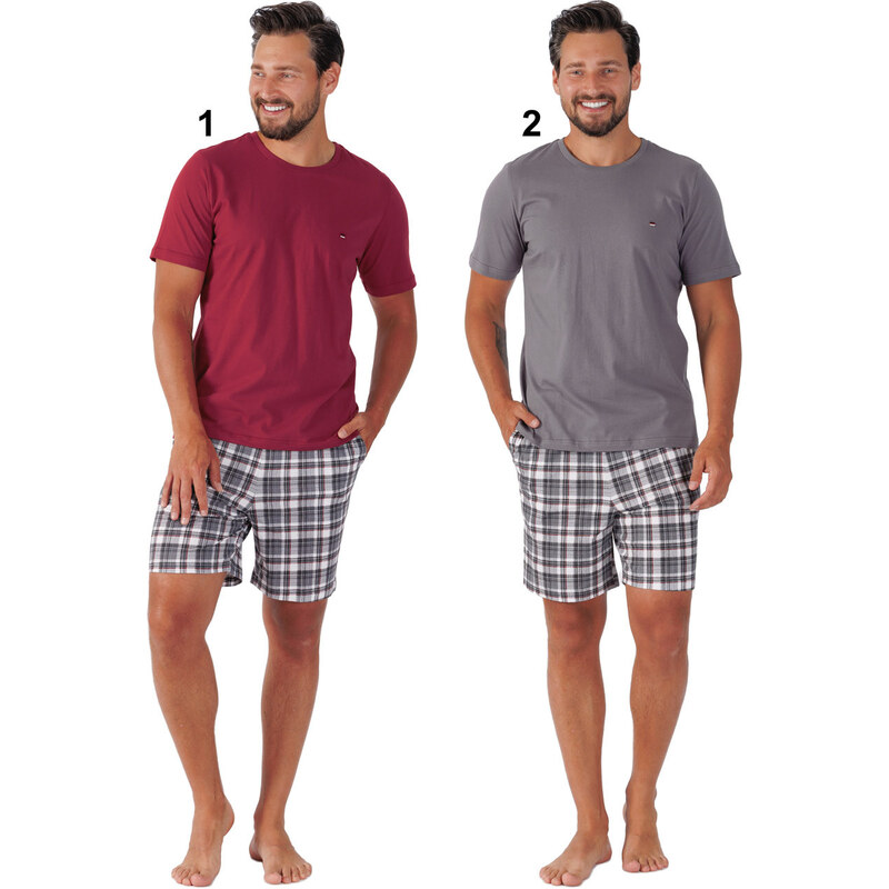 Hotberg(M-Max) Pánske pyžamo Maksym1475 1-bordová 2XL 66679521