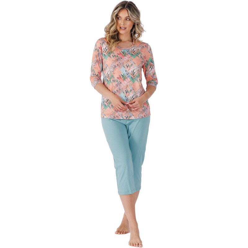LEVEZA (M-Max) Dámske pyžamo Jazmin1517 1-mango L 66679509