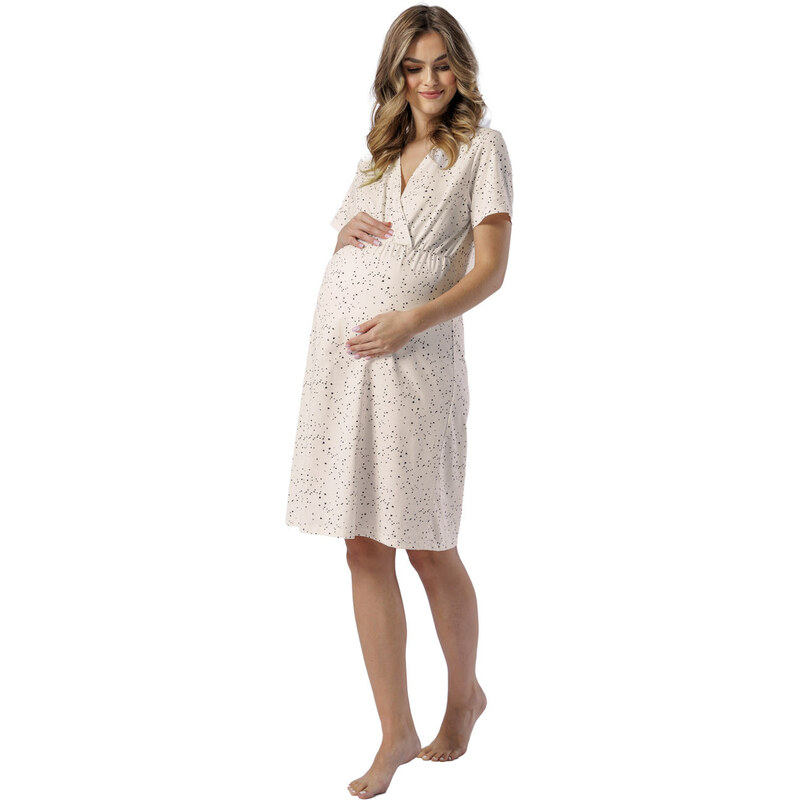 LEVEZA (M-Max) Dámska nočná košeľa Lola1588 1-sv.ružová 2XL 66680053