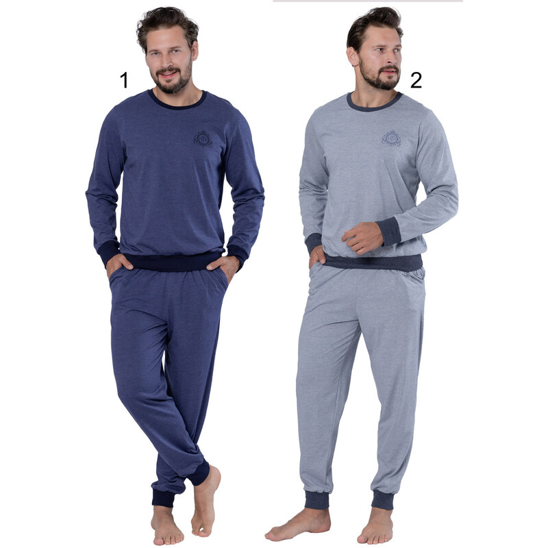 Hotberg(M-Max) Pánske pyžamo Bazyli1693 1-tm.modrá 2XL 66680528