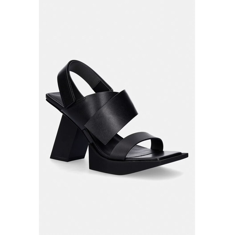 United Nude sandále na podpätku kožené Construct Hi 67750919