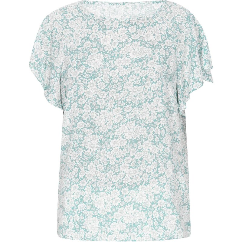 FELIPA Blúzka Fashion Look tyrkysová / biela 65655285