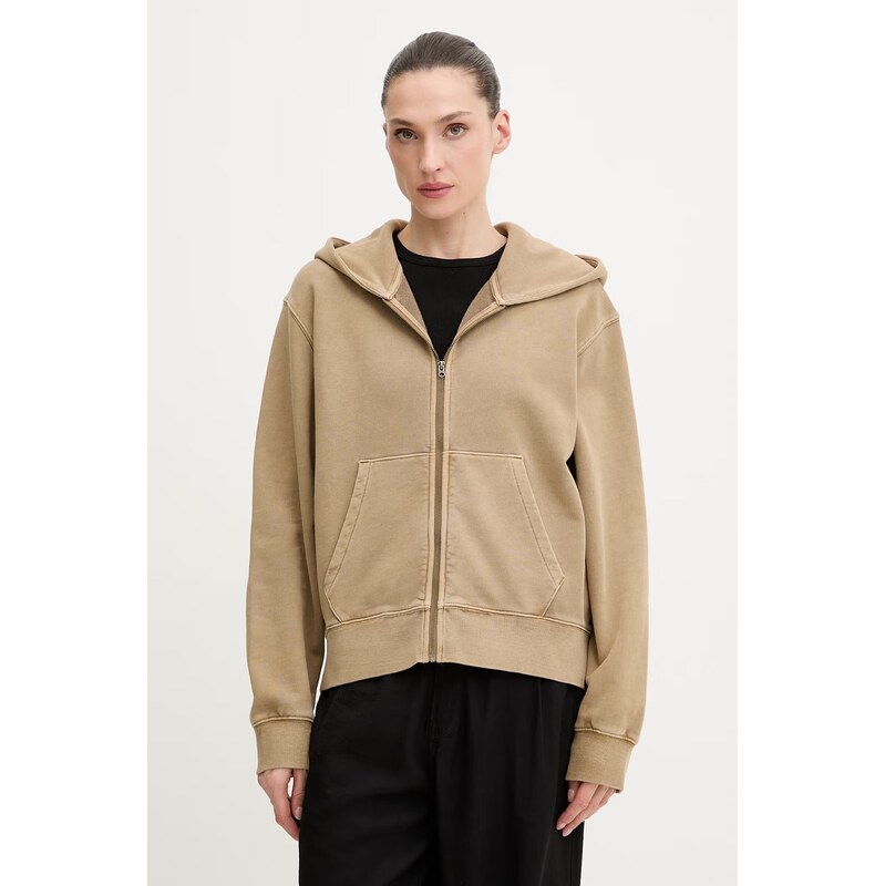 Bavlnená mikina G-Star Washed hdd zip relaxed 67735625