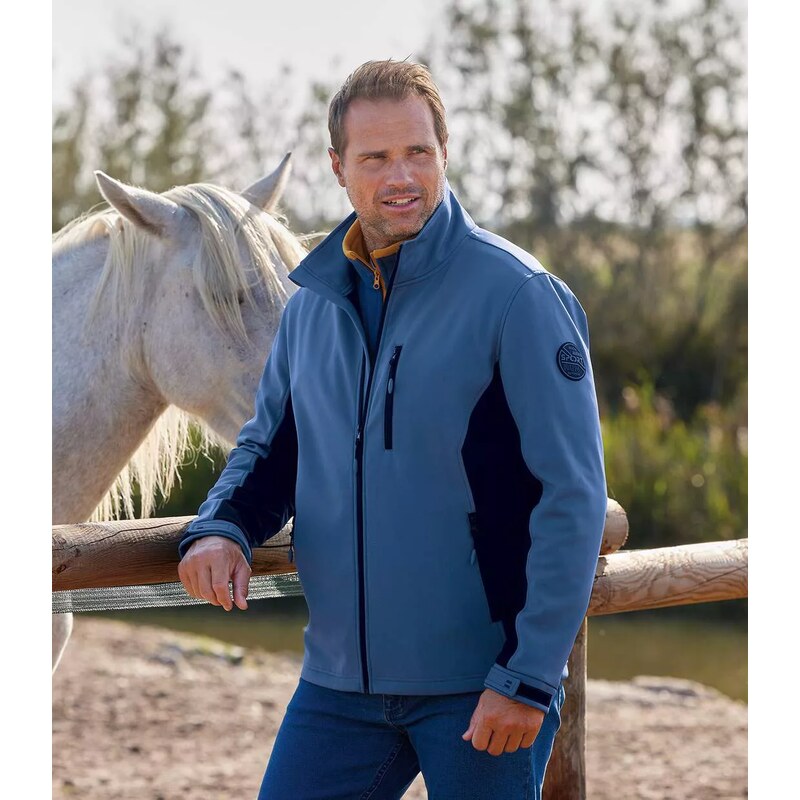 Softshellová bunda HighTech Atlas For Men Modrá 67614739