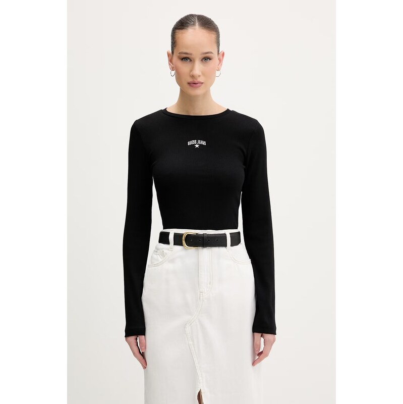 Guess Jeans dlhý rukáv dámsky bavlnený 67750913