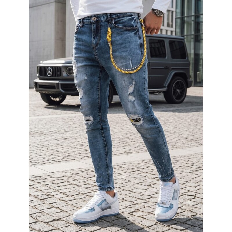 Buďchlap Trendy nebesky modré rifle 67741690