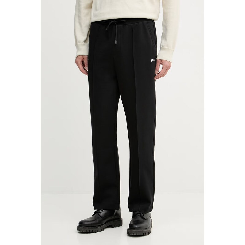 BOSS Green teplákové nohavice pánske bavlnené s elastanom 67750977