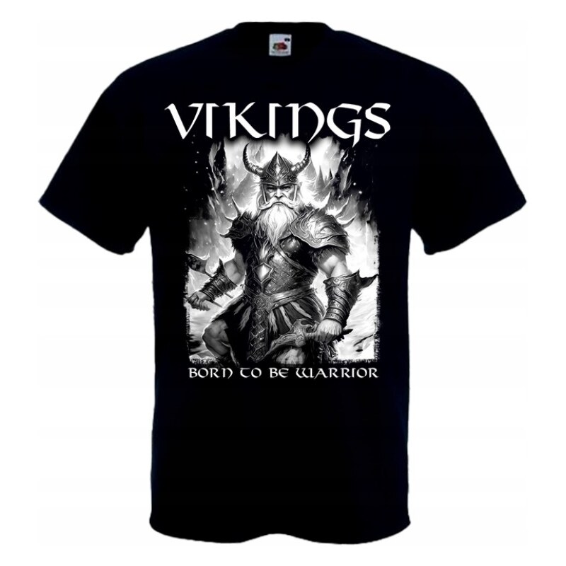 Fruit of the Loom Vikings - Born to Be Warrior (tričko) 67741984