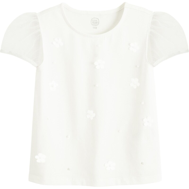 Cool Club Tričko biela 67633994