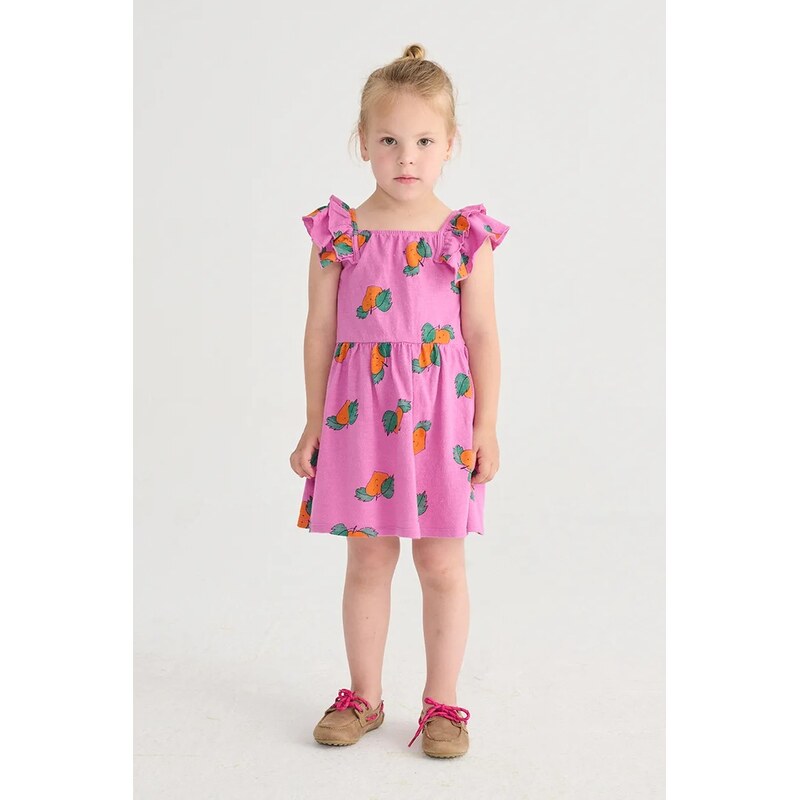 Dievčenské bavlnené šaty Bobo Choses Tangerine 67742290