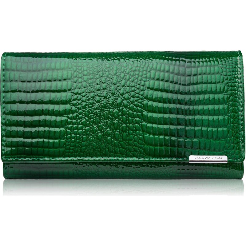 Jennifer Jones Dámska lakovaná peňaženka s krokodílím reliéfom | 66676014