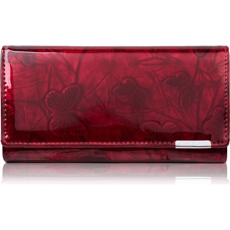 Jennifer Jones Dámska lakovaná peňaženka s krokodílím reliéfom | 67378299