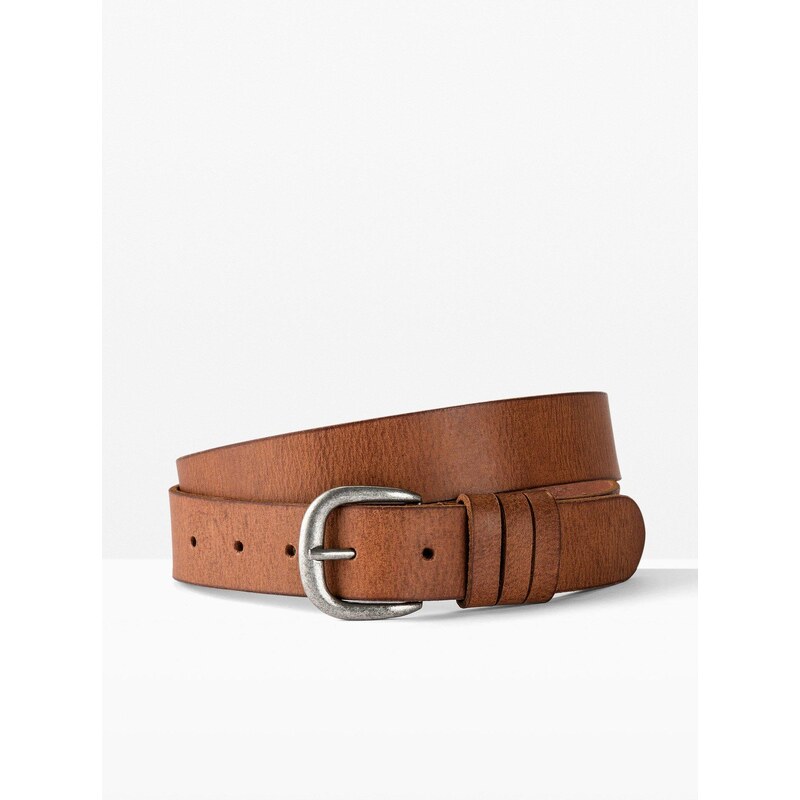 bonprix Kožený opasok, farba hnedá 44734555