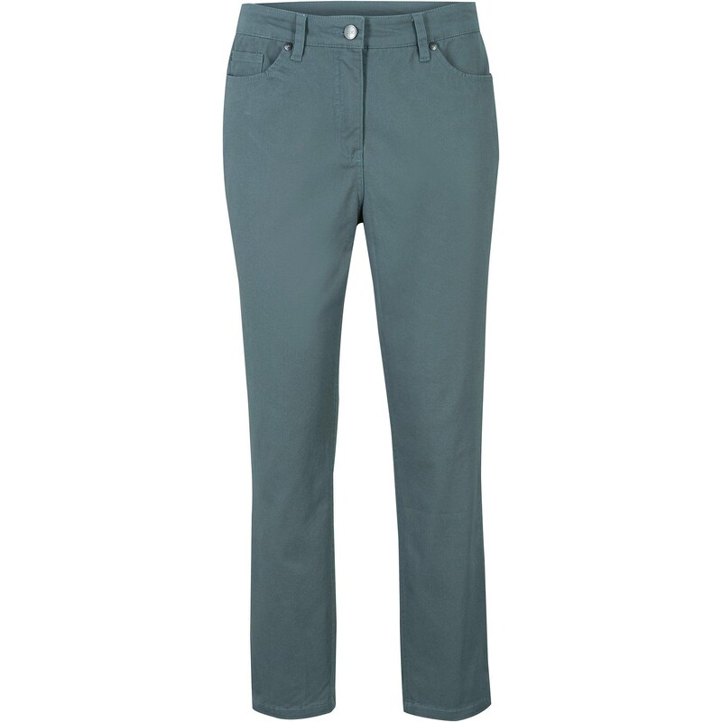 bonprix 7/8-ové nohavice High Waist, farba zelená 44734981