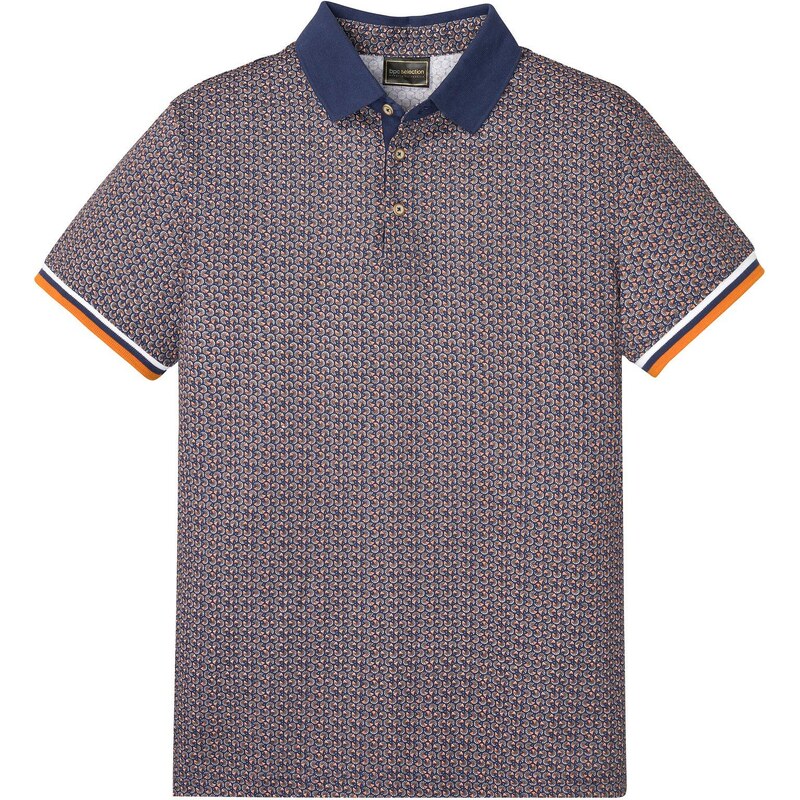 bonprix Polo tričko, džersejové, z čistej bavlny, krátky rukáv, farba 62696531