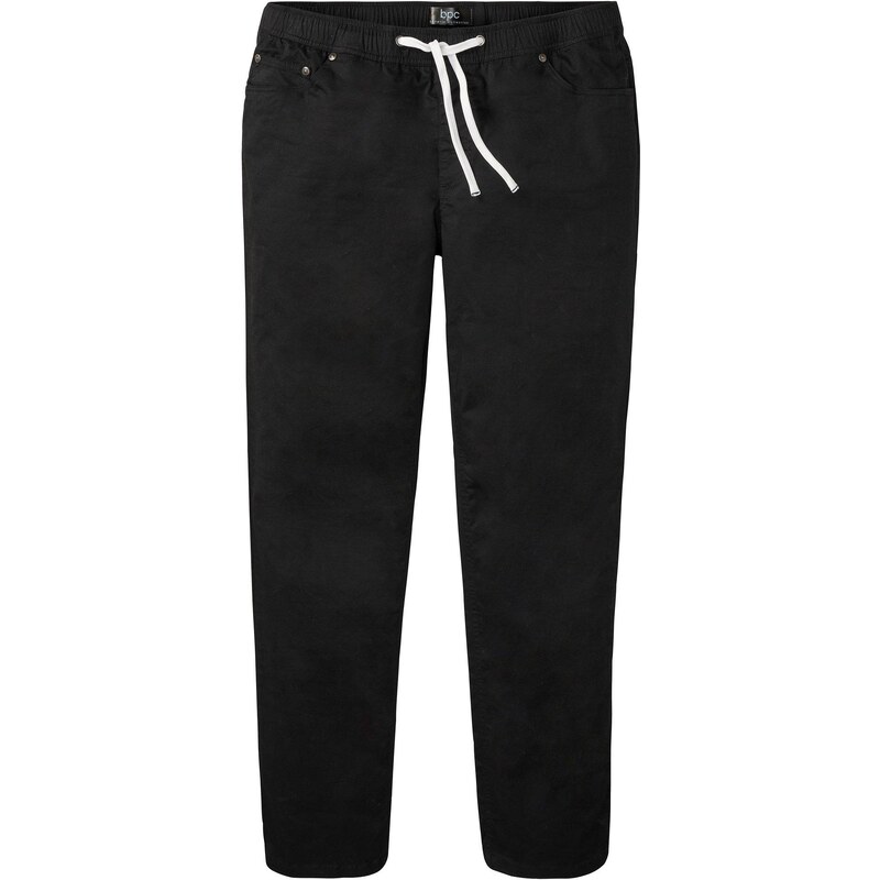 bonprix Strečové nohavice bez zapínania, Regular Fit, rovné, farba 44793789