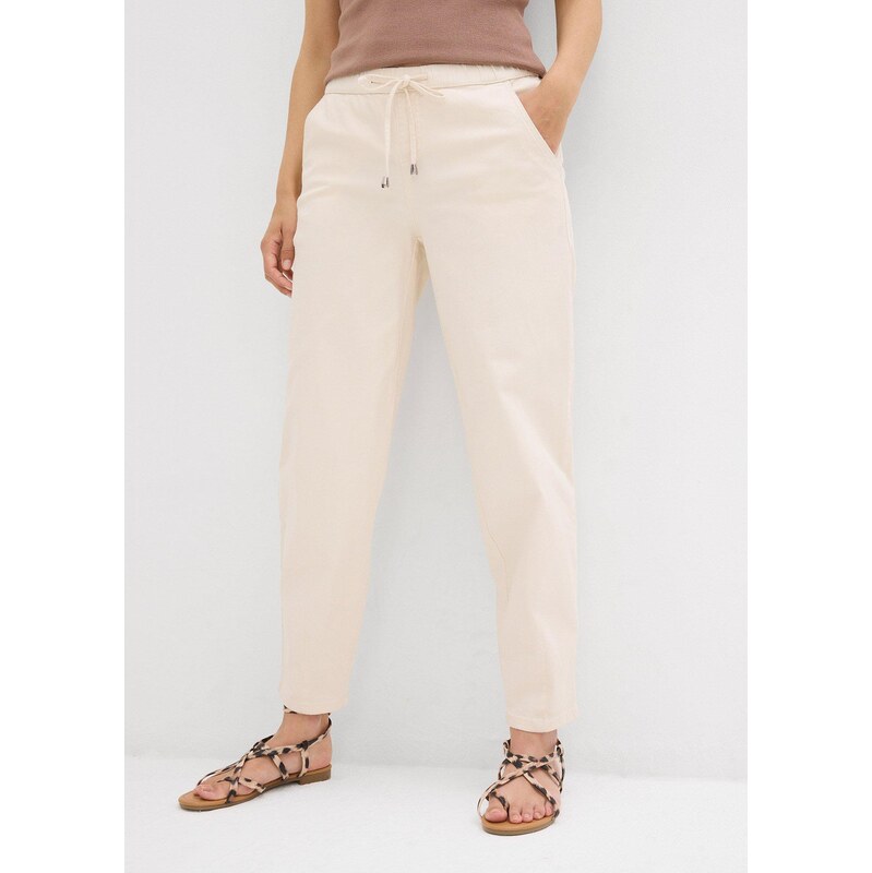 bonprix Ležérne džínsy Barrel, pohodlný pás, farba modrá 44915675