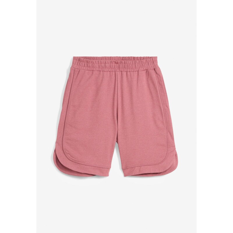 bonprix Džersejové šortky, z ťažkého bavlneného mixu, farba fialová 64226223