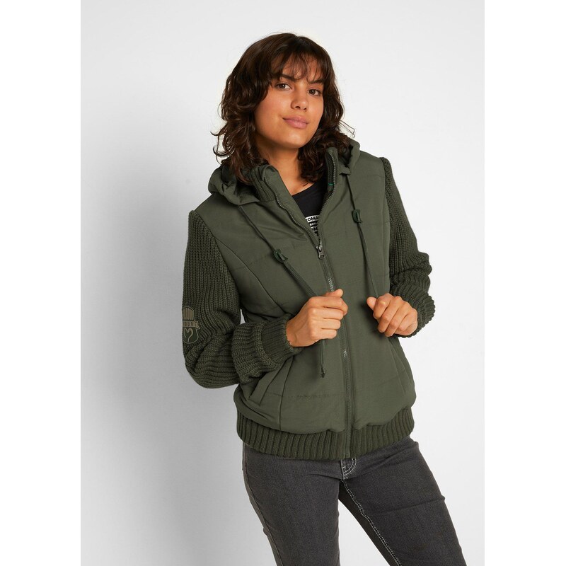 bonprix Prechodná bunda, farba zelená 45139583