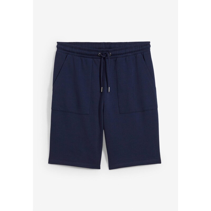 bonprix Teplákové šortky s vreckami, farba modrá 62741435