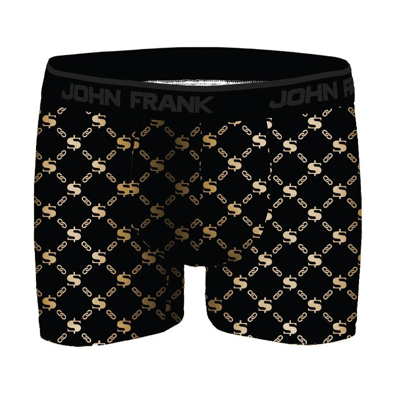 Pánske boxerky John Frank JFBDMET101-CHAIN GOLD 67779831