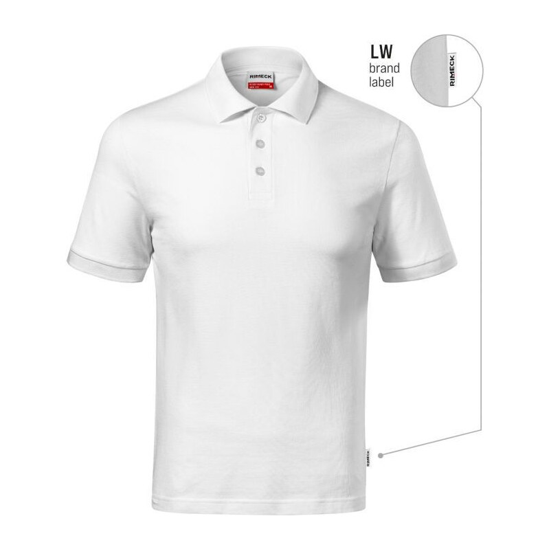 Pánske polo tričko Resist Heavy white - Malfini 67757895