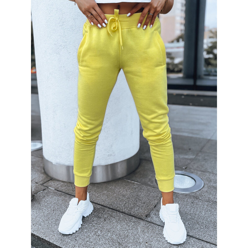 FashionStreet Dámske tepláky FITS žlté UY0580 67780357