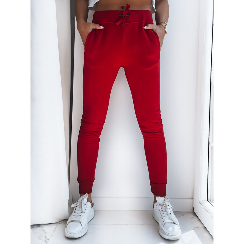 Dámske tepláky FITS červené FashionStreet UY0537z 67780389