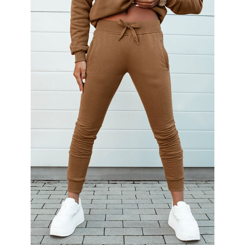 Dámske tepláky FITS hnedé FashionStreet UY2146 67780551