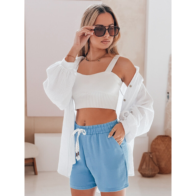 Dámske šortky NOT TOMORROW blue FashionStreet SY0446 67780609