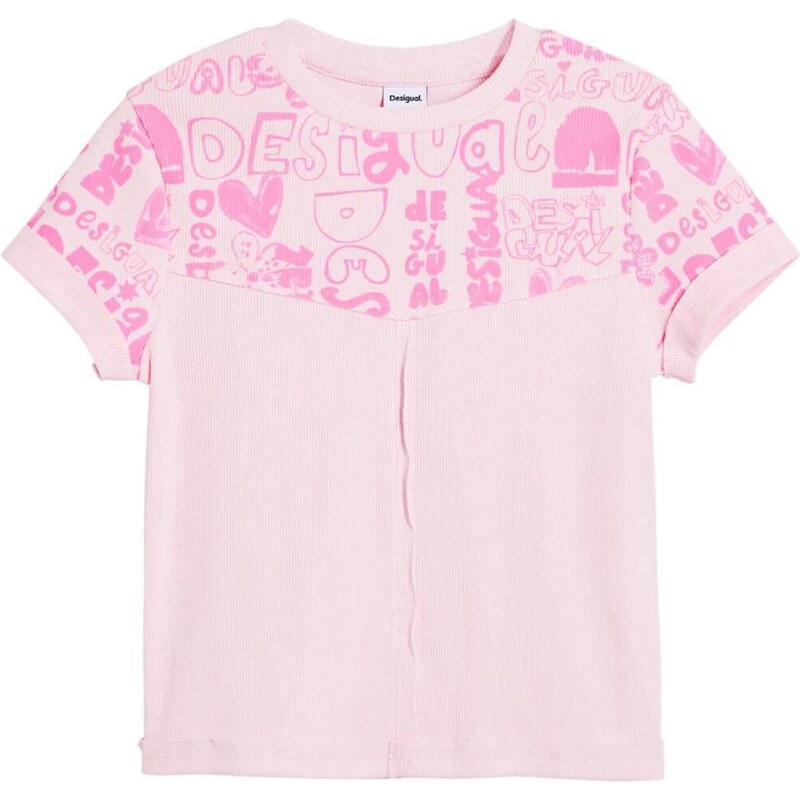 Desigual Tričko ružová / staroružová 67752218